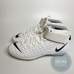 Nike Force Savage Pro 2 Mens Football Cleats White AH4000-100 Sz 10